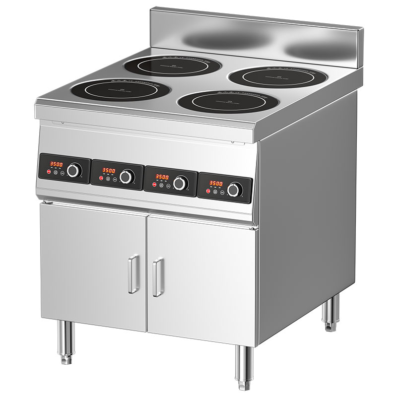 Vertical electromagnetic pot stove