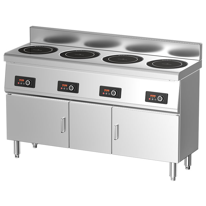 Vertical electromagnetic pot stove