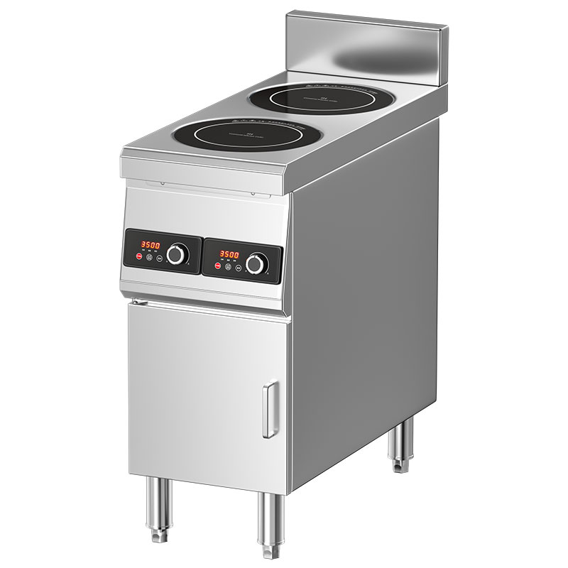 Vertical electromagnetic pot stove