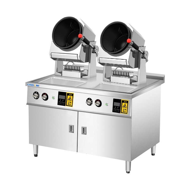 Compact Tabletop Automatic Stir-Fry Machine